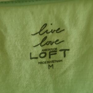 Ann Taylor LOFT Green Top
